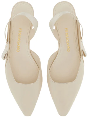 (W) FERRAGAMO萨尔瓦托白色蝴蝶结女鞋 01E872-763421 Shop (W) FERRAGAMO萨尔瓦托白色蝴蝶结女鞋 01E872-763421