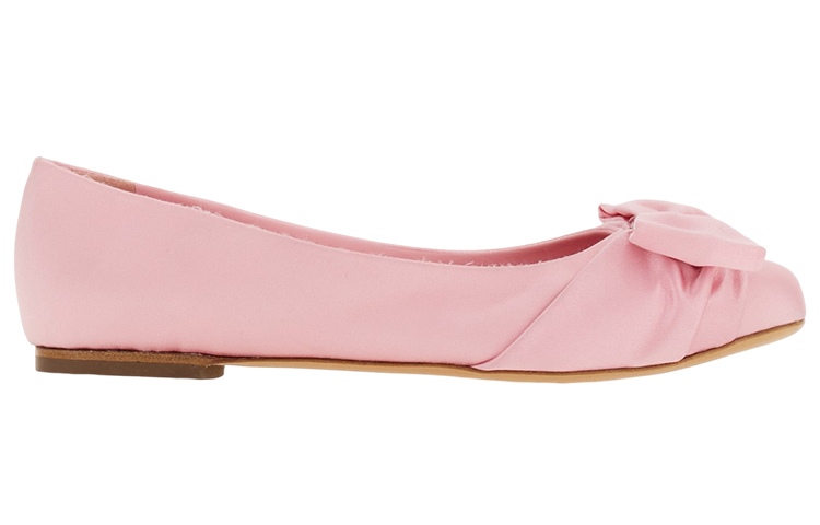 (W) FERRAGAMO Salvatore Vara Bow Ballet Flat 'Pink' 圖 2