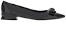 Order (W) FERRAGAMO Salvatore Vara Flats 'Hitam Patent Riben' 01E560-757785