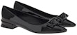 (W) FERRAGAMO Salvatore Vara Flats 'Hitam Patent Riben' 01E560-757785