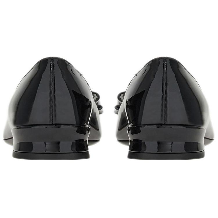 Purchase (W) フェラガモ Vara パテント 黒リボン フラット 01E560-757785