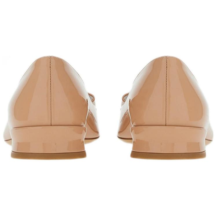 Purchase FERRAGAMO 菲拉格慕 Vara 漆皮 蝴蝶結 平底鞋 女款 棕色