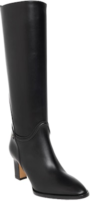 (Women) FERRAGAMO Salvatore Vara High Boot 'Black Leather' 01D691-753779 Order (Women) FERRAGAMO Salvatore Vara High Boot 'Black Leather' 01D691-753779