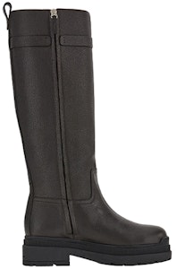 (W) FERRAGAMO Salvatore Vara But Tinggi 'Black Chain-Lined' Hitam 01D641-756188 Order (W) FERRAGAMO Salvatore Vara But Tinggi 'Black Chain-Lined' Hitam 01D641-756188