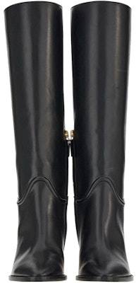 (Women) FERRAGAMO Salvatore Vara High Boot 'Black Leather' 01D691-753779 Purchase (Women) FERRAGAMO Salvatore Vara High Boot 'Black Leather' 01D691-753779