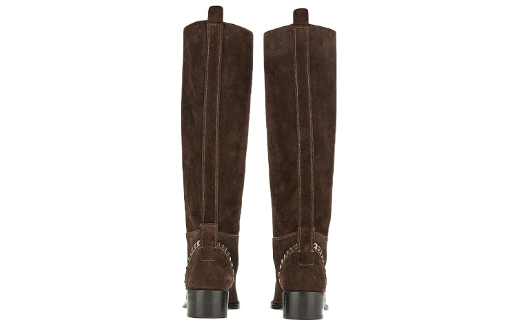 (W) FERRAGAMO Salvatore Vara High Boot 'Brown Suede' 圖 4