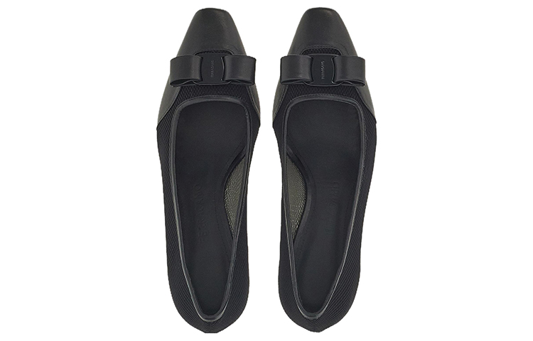 Lookbook (W) 菲拉格慕Salvatore黑色蝴蝶结Vara高跟鞋 01F263-761451