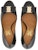 (W) FERRAGAMO Salvatore Vara Tumit Tinggi 'Hitam Patent Bow' 01D696-753697