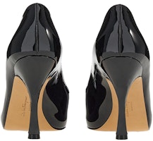 (W) FERRAGAMO Salvatore Vara Tumit Tinggi 'Hitam Patent Bow' 01D696-753697 Shop (W) FERRAGAMO Salvatore Vara Tumit Tinggi 'Hitam Patent Bow' 01D696-753697