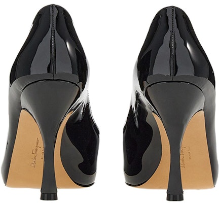 (Women) FERRAGAMO Salvatore Vara High Heels 'Black Patent Bow' 01D696-753697 Shop (Women) FERRAGAMO Salvatore Vara High Heels 'Black Patent Bow' 01D696-753697