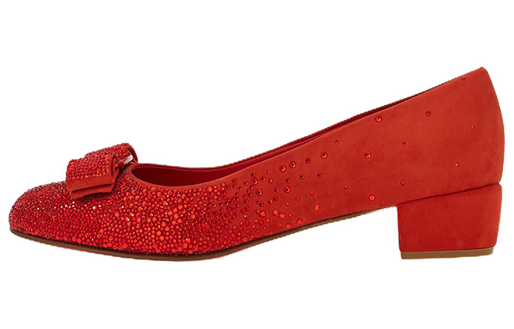 (Women) FERRAGAMO Salvatore Vara High Heels 'Gradient Red Bow' 01F609-761507