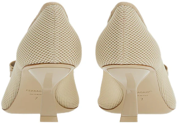 (W) FERRAGAMO Salvatore Vara Tumit Tinggi 'Light Grey Bow' 01F263-761453 Shop (W) FERRAGAMO Salvatore Vara Tumit Tinggi 'Light Grey Bow' 01F263-761453
