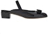 (W) FERRAGAMO Salvatore Vara Tumit Rendah 'Hitam Patent Bow' 01E180-757767