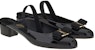 (W) FERRAGAMO Salvatore Vara Tumit Rendah 'Hitam Patent Bow' 01E180-757767