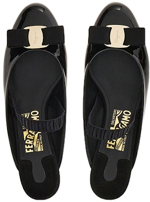 (Women) FERRAGAMO Salvatore Vara Low Heel 'Black Patent Bow' 01E180-757767 Shop (Women) FERRAGAMO Salvatore Vara Low Heel 'Black Patent Bow' 01E180-757767
