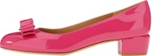 Buy (W) FERRAGAMO Salvatore Vara Mary Jane Kasut Tumit 'Deep Pink Bow' 01B221-749513