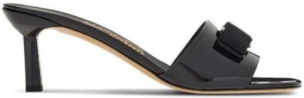 (W) FERRAGAMO Salvatore Vara 黑色蝴蝶结漆皮鞋 01E562-758004 Order (W) FERRAGAMO Salvatore Vara 黑色蝴蝶结漆皮鞋 01E562-758004