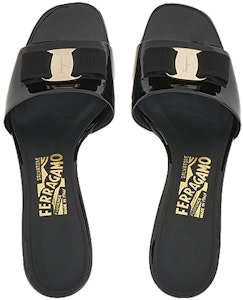 (W) 페라가모 바라 블랙 보우 에나멜 01E562-758004 Shop (W) 페라가모 바라 블랙 보우 에나멜 01E562-758004