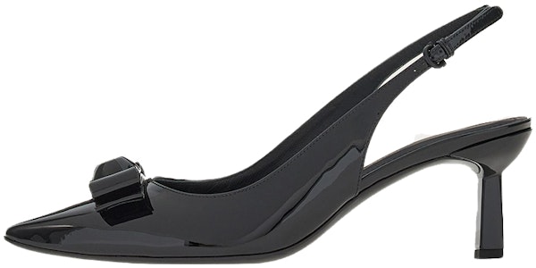 (W) FERRAGAMO Salvatore Vara Tumit Berkilat Hitam 'Buckle' 01E285-757790 Buy (W) FERRAGAMO Salvatore Vara Tumit Berkilat Hitam 'Buckle' 01E285-757790