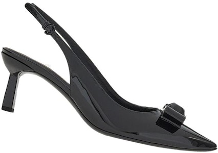 (W) FERRAGAMO Salvatore Vara Tumit Berkilat Hitam 'Buckle' 01E285-757790 Order (W) FERRAGAMO Salvatore Vara Tumit Berkilat Hitam 'Buckle' 01E285-757790