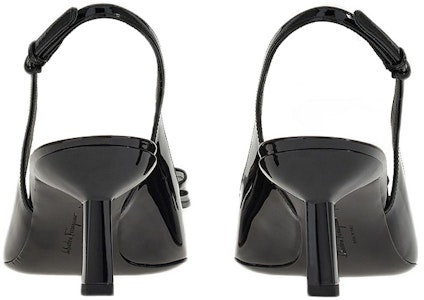 (W) FERRAGAMO Salvatore Vara Tumit Berkilat Hitam 'Buckle' 01E285-757790 Purchase (W) FERRAGAMO Salvatore Vara Tumit Berkilat Hitam 'Buckle' 01E285-757790