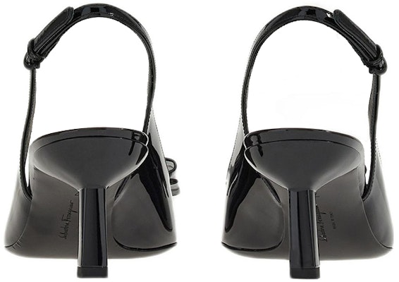 (Women) FERRAGAMO Salvatore Vara Patent 'Black Buckle Heel' 01E285-757790 Purchase (Women) FERRAGAMO Salvatore Vara Patent 'Black Buckle Heel' 01E285-757790