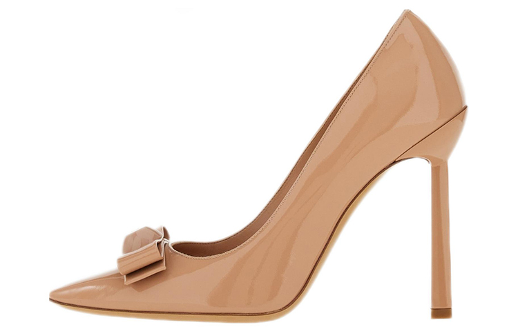 (W) FERRAGAMO Salvatore Vara Patent 'Brown Bow'