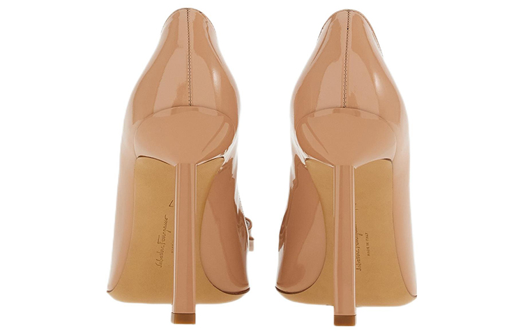 (W) FERRAGAMO Salvatore Vara Patent 'Brown Bow' 圖 4