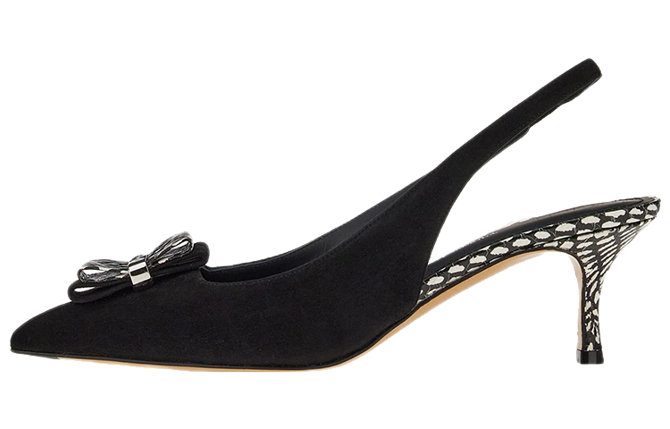 Buy (W) (女性用) フェラガモ ヴァラ ピープトゥ ハイヒール 'ブラックボウ' 01D870-754524 01D870-754524