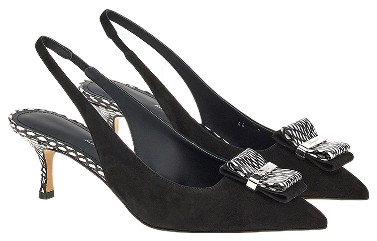 Order (Women) FERRAGAMO Salvatore Vara Peep-Toe High Heels 'Black Bow' 01D870-754524