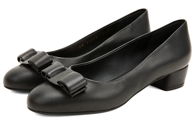 (W) FERRAGAMO Salvatore Vara Pump 'Black Bow' 圖 5
