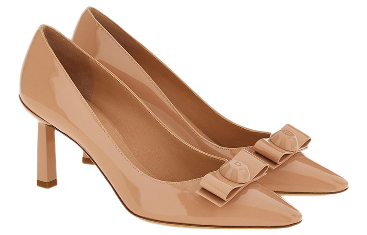 (W) FERRAGAMO Salvatore Vara Pump 'Brown Patent Bow' 圖 2