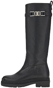 (W) 菲拉格慕 Salvatore Vara 黑色链条长靴 01D654-753979 Buy (W) 菲拉格慕 Salvatore Vara 黑色链条长靴 01D654-753979