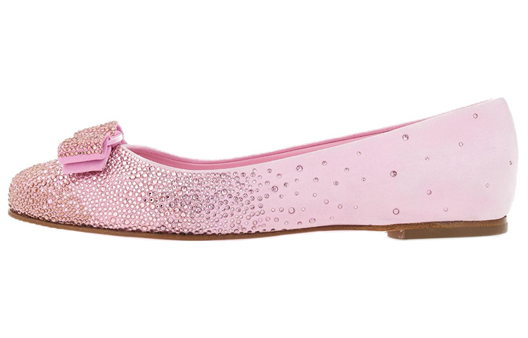 (W) FERRAGAMO Salvatore Varina 'Pink Gradient Crystal'