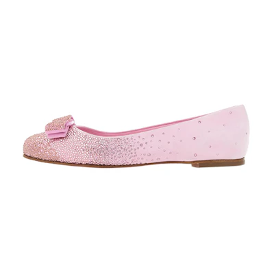 (W) FERRAGAMO Salvatore Varina 'Pink Gradient Crystal'