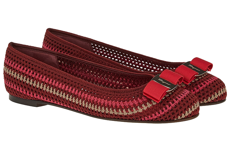 (W) FERRAGAMO Salvatore Varina 'Red Satin Ribbon' 圖 2