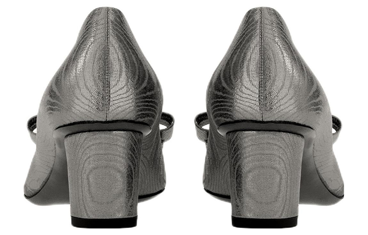 (W) FERRAGAMO Salvatore Viva High Heels 'Grey Suede Bow' 圖 4