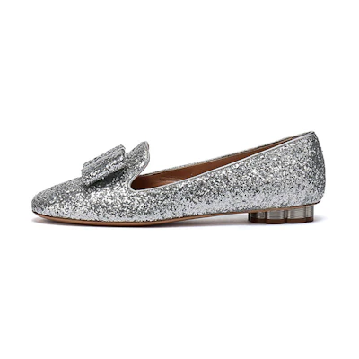 (W) FERRAGAMO SARNO Low 'Silver'