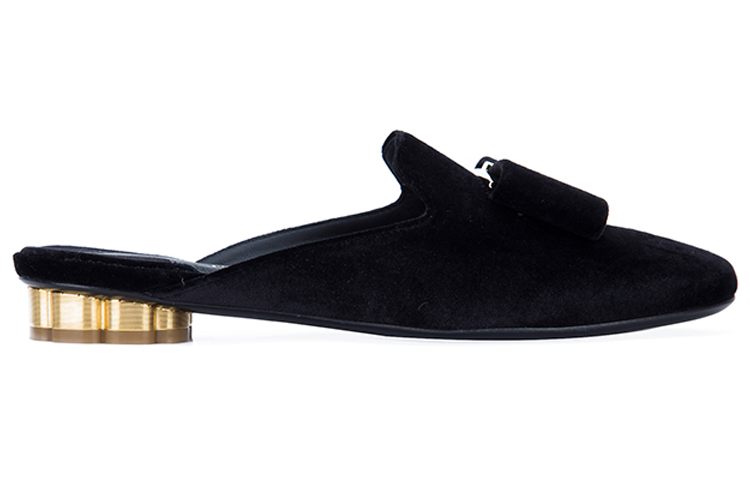 Order (W) FERRAGAMO Sciacca Mule 'Terciopelo Negro' 01M949-680205