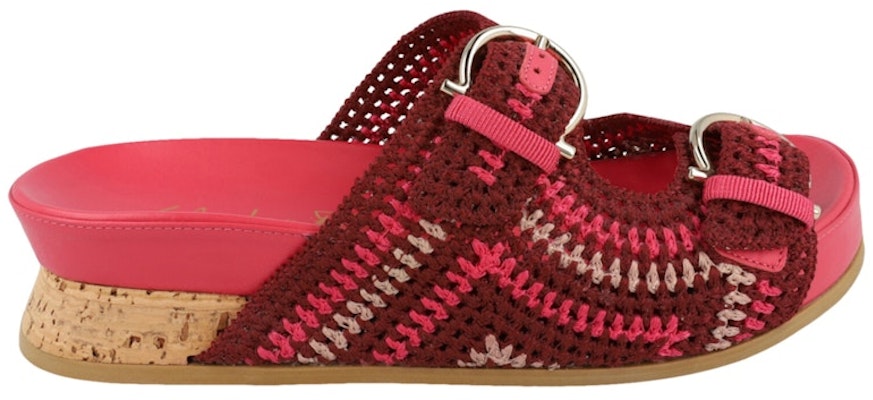 (Women) FERRAGAMO Shaula Crochet Sandals Purple 01E587-758193 Buy (Women) FERRAGAMO Shaula Crochet Sandals Purple 01E587-758193