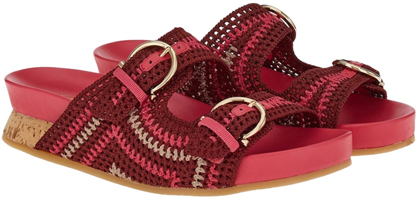 (Women) FERRAGAMO Shaula Crochet Sandals Purple 01E587-758193 Order (Women) FERRAGAMO Shaula Crochet Sandals Purple 01E587-758193
