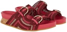 Order (Women) FERRAGAMO Shaula Crochet Sandals Purple 01E587-758193