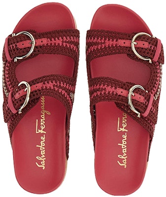 (Women) FERRAGAMO Shaula Crochet Sandals Purple 01E587-758193 Lookbook (Women) FERRAGAMO Shaula Crochet Sandals Purple 01E587-758193