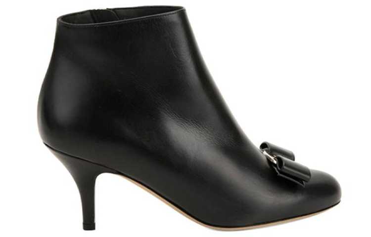 (W) FERRAGAMO Short Boots 'Black Bow-Tie' 圖 2