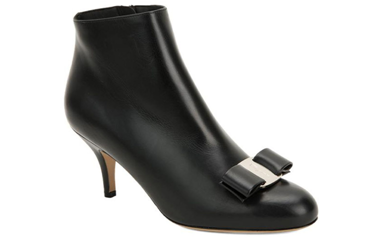 (W) FERRAGAMO Short Boots 'Black Bow-Tie' 圖 4