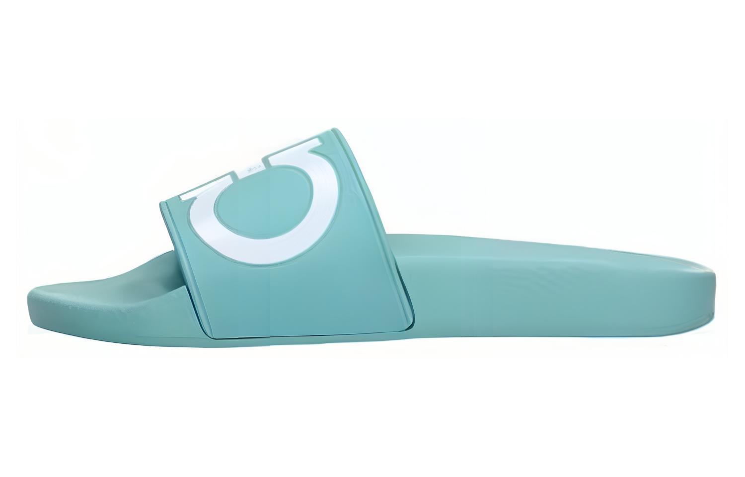 Buy (W) FERRAGAMO 时尚舒适蓝色拖鞋 01B827-751262