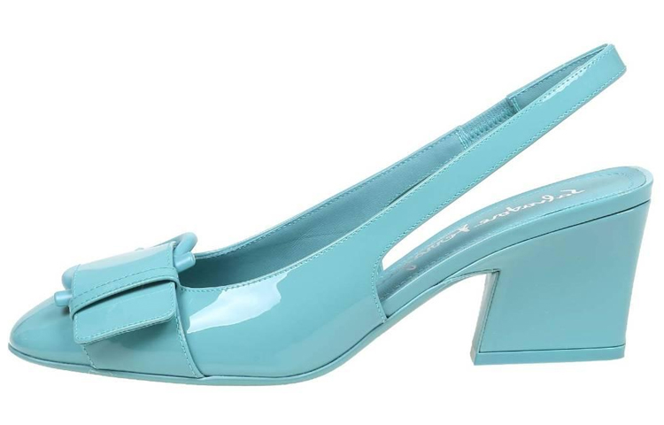(Women) FERRAGAMO Slingback Buckle Pumps 'Blue' 01D019-751695