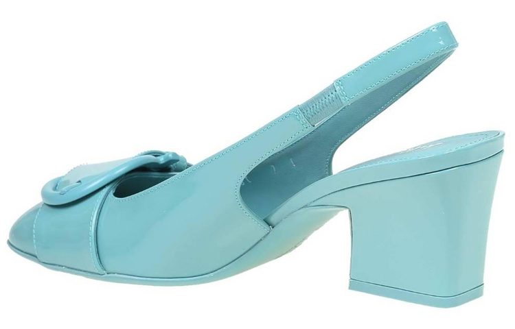 Purchase (W) 페라가모 간치니 블루 뮬 힐 01D019-751695