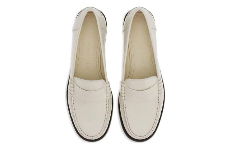 (W) FERRAGAMO Slip-On 'Simplistic White' 圖 3