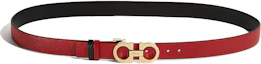 Order (Women) Ferragamo Smooth Buckle Leather Belt 2.5cm Wide 23A565-0674556